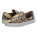 Spenco Womens Parker Low Sneakers US 7.5 M EU 38 Snake Tan Black Slip In NIB