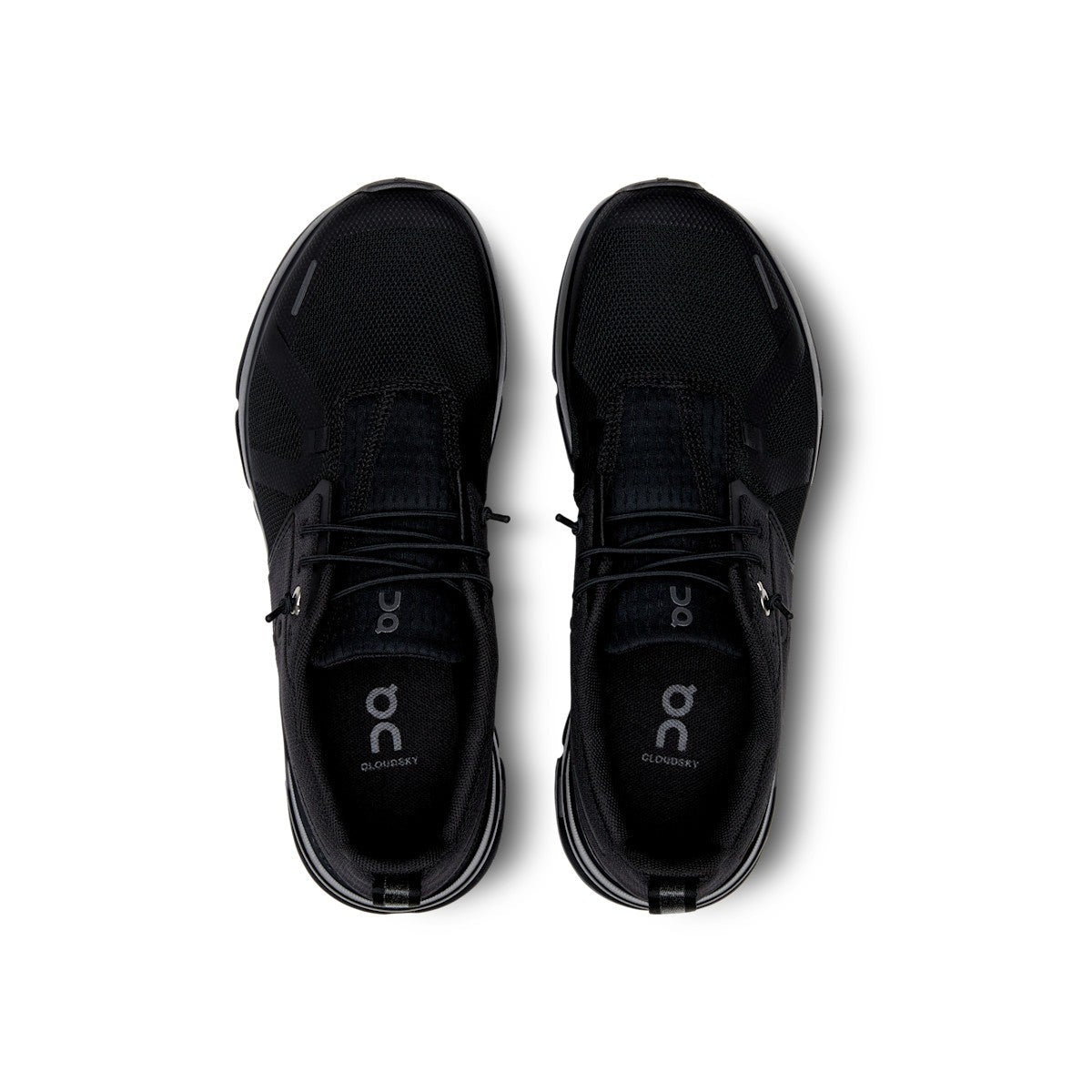On Kids Cloud Sky Athletic Shoes Youth Size 5 EU 37.5 All Black NIB