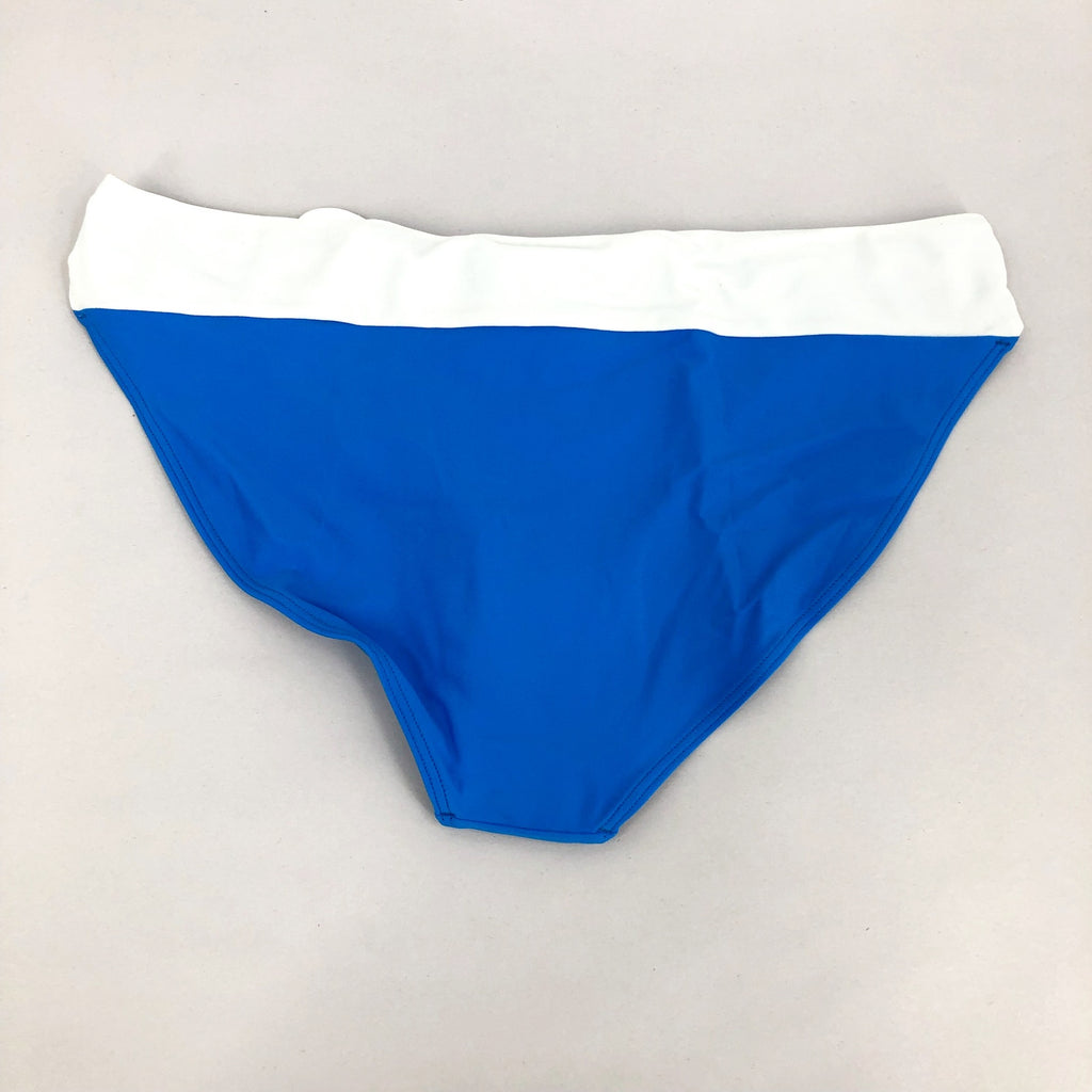 PRANA Women's Tulum Bottom XL Blue Clear Sky Colorblock Mid Rise NWT