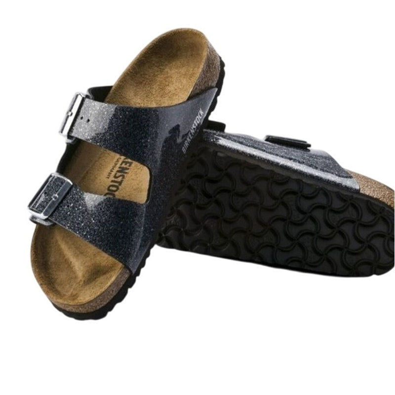 Birkenstock Womens Sydney Birko Flor Graceful Sandals EU 37 US 6 Black NWOB