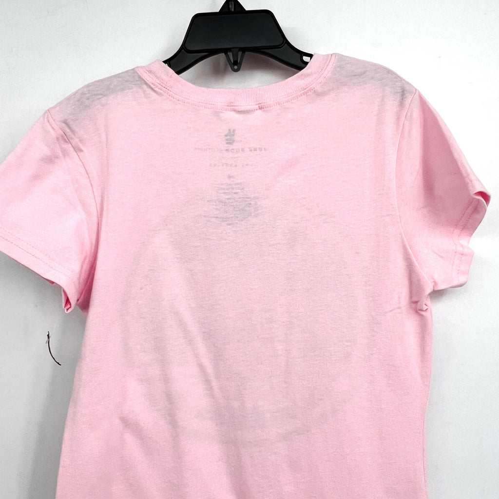 JUNK FOOD Girls Star Wars Millennium Falcon Graphic T-Shirt 7/8 Small Pink NWOT