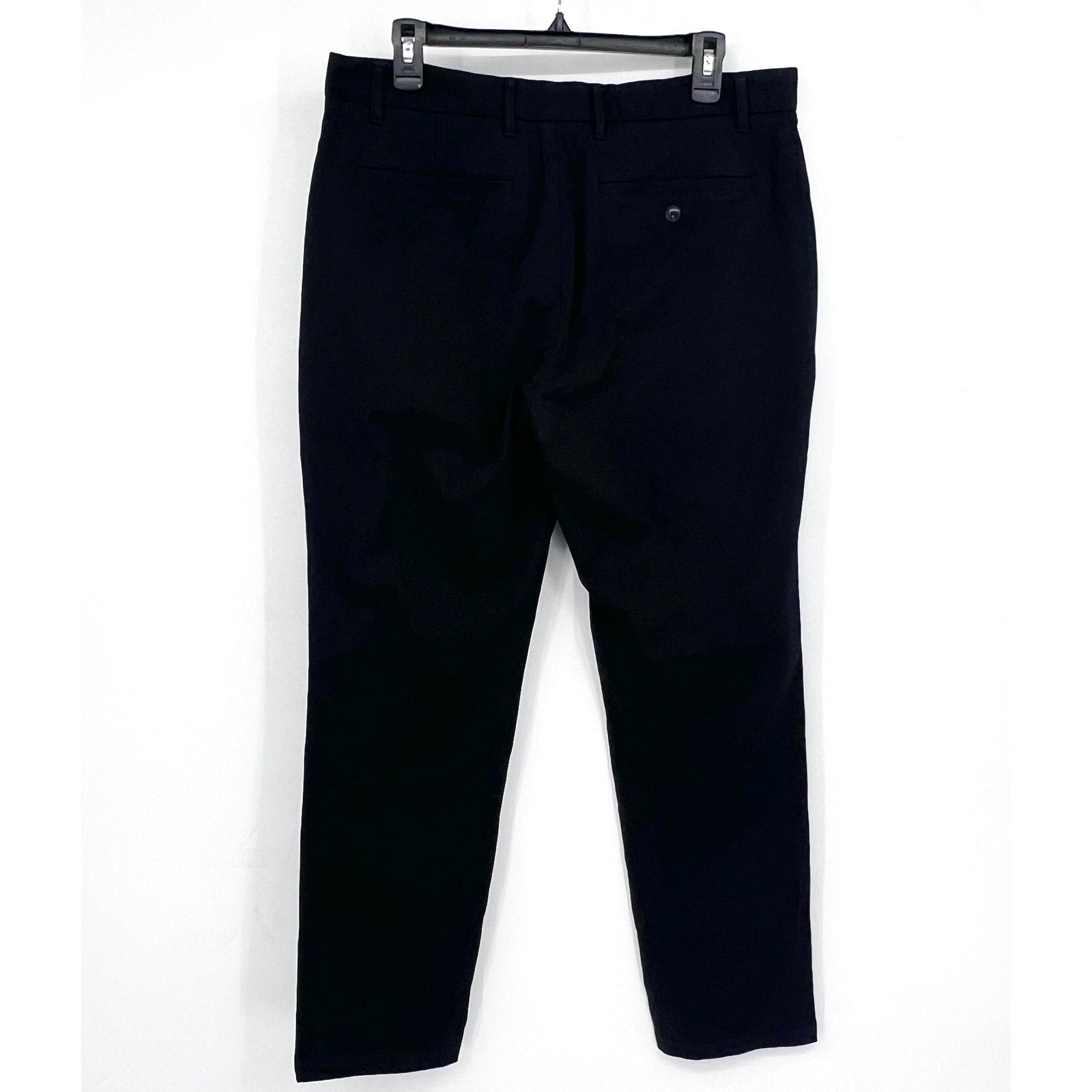 EVERLANE Men's Uniform Performance Chino Pants 31x32 Black Slim Fit NWT