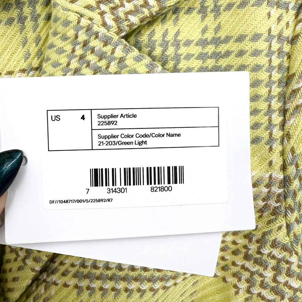 & OTHER STORIES Women's Blazer Mini Dress Size 4 Green Plaid Long Sleeve NWT