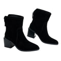 Vince Camuto Womens Kortimy Ankle Boots US 12 M EU 43.5 Black Suede NIB