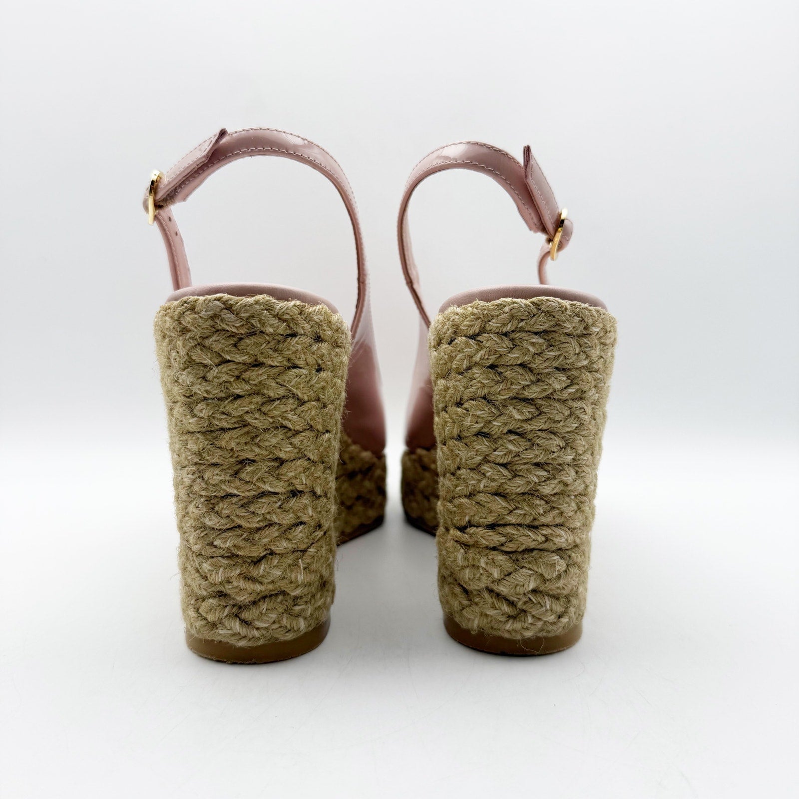 Stuart Weitzman Womens Island Sandal Espadrille Wedge US 9B EU 39.5 Pink NIB