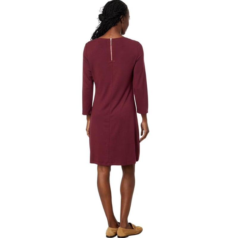 TOMMY BAHAMA Women's Darcy Ponte Knit Dress Medium Red Meritage Wine NWT