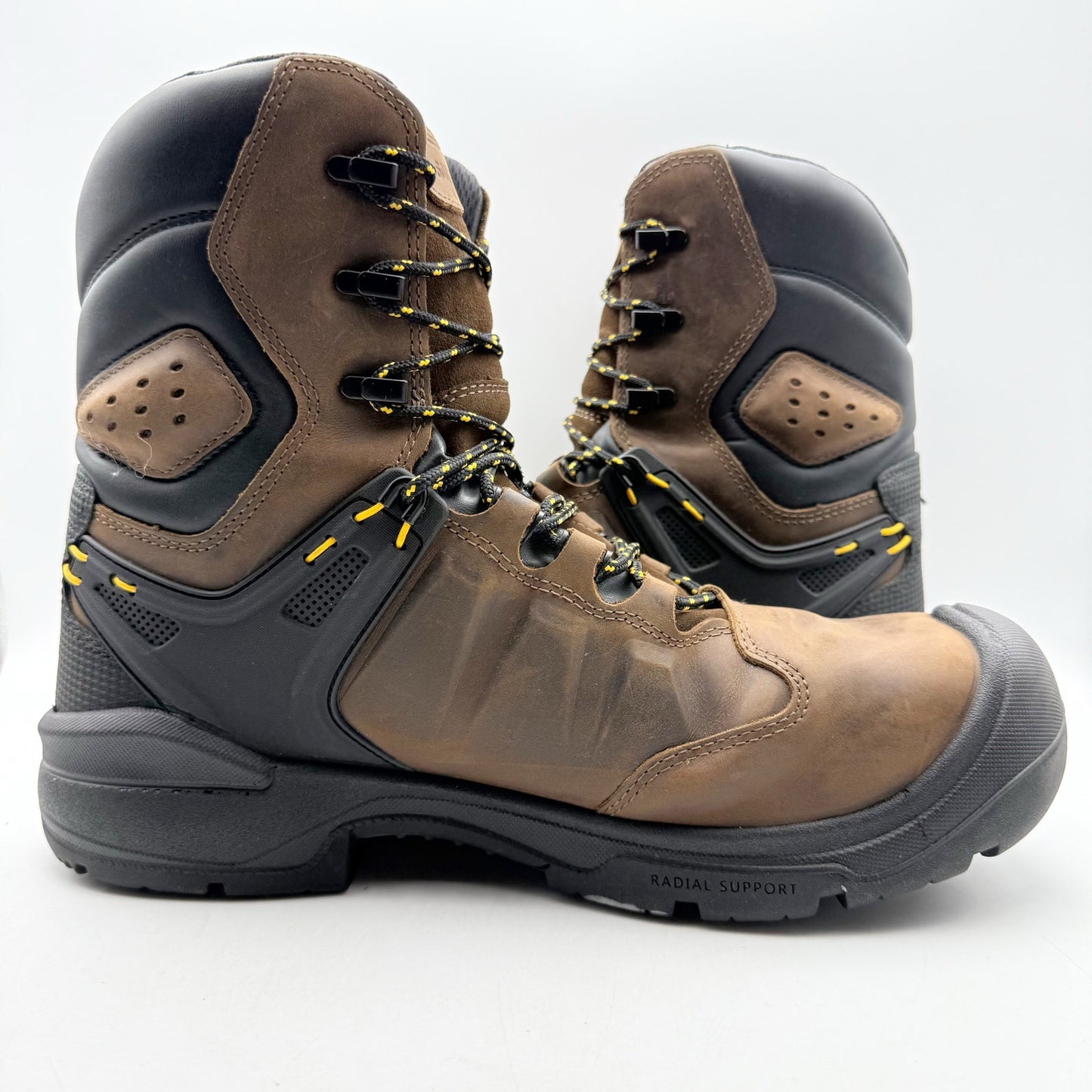 KEEN Mens Utility Dover 8" Work Boot US 14 D EU 47.5 Brown WP Carbon Toe NIB