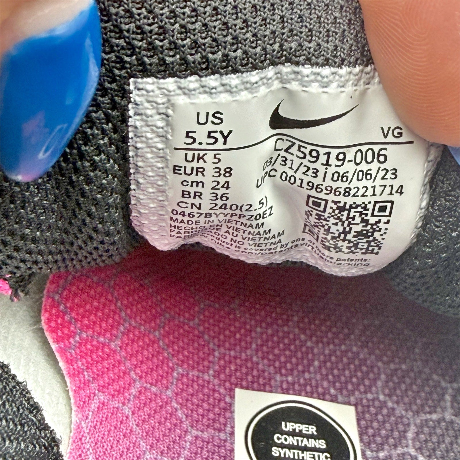 Nike Kids Hyperdiamond 4 Keystone GG Softball Cleats US 5.5 Y Pink CZ5919 NWOB