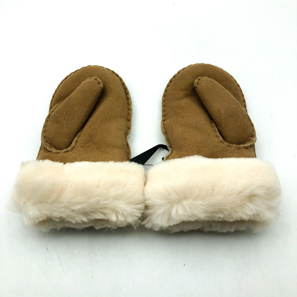 UGG Kid's Sheepskin Mittens Size 2-4 Years Old Tan Winter NWOT