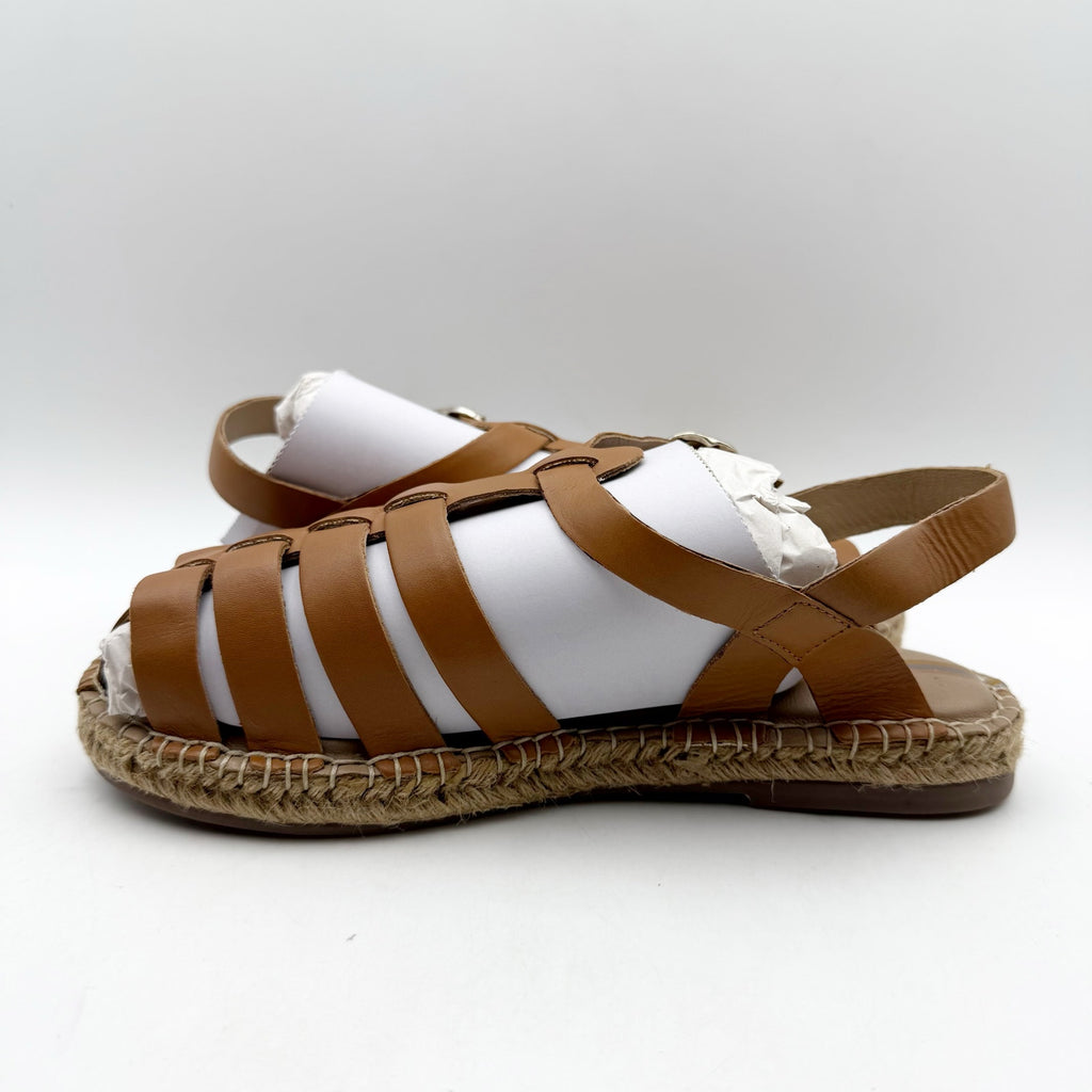 Sam Edelman Kids Kora Sandals US 2 M EU 33.5 Brown Leather NIB