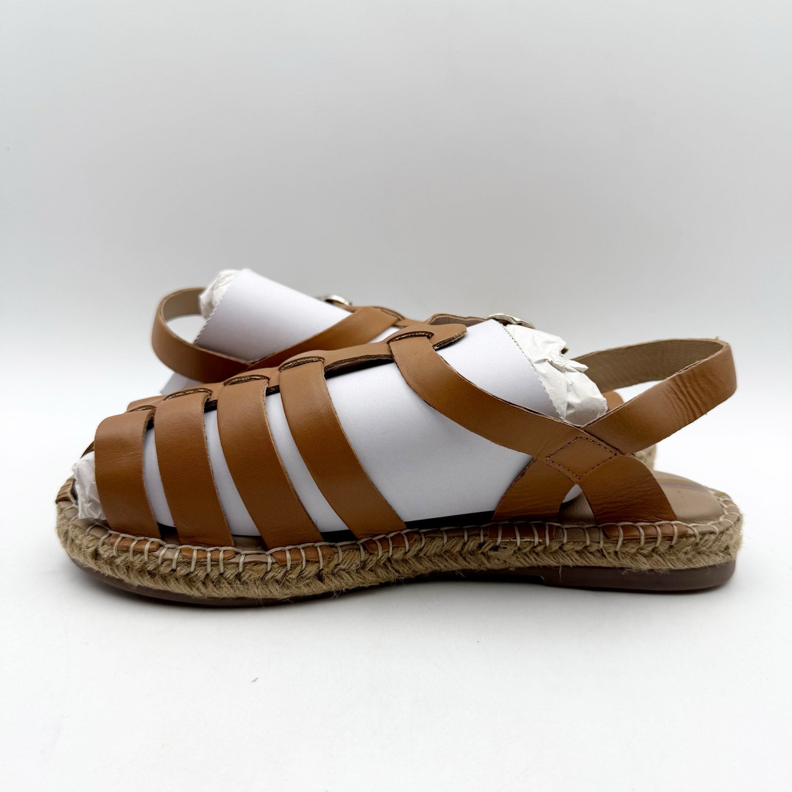 Sam Edelman Kids Kora Sandals US 2 M EU 33.5 Brown Leather NIB