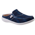 Spenco Womens Siesta Spring Slide Shoe 7.5 Wide Blue Water Resistant Slip On NIB