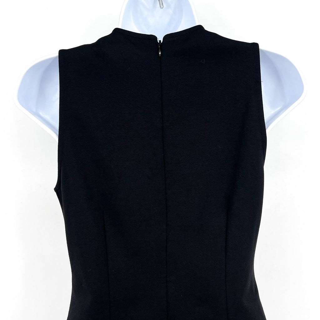 EVERLANE Women's The Dream '90s Shift Dress XL Black Sleeveless Stretch NWT