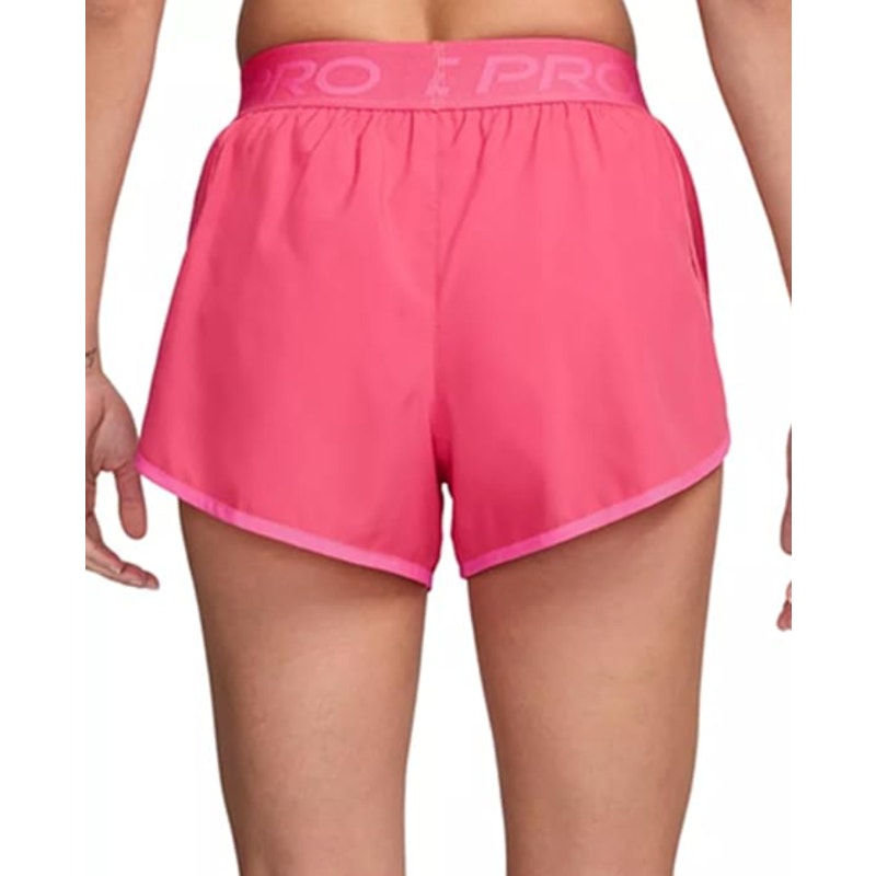 NIKE Women's Pro Tempo Mid-Rise Shorts XS Pinksicle Hot Punch Athletic NWT