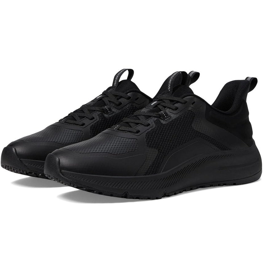 Shoes for Crews Mens Crossing Work Shoe US 7.5 Wide Black SR Water Resistant NIB