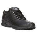 Dr. Scholls Womens Kimberly Work Sneakers Size 6.5 Wide Black Leather SR NIB