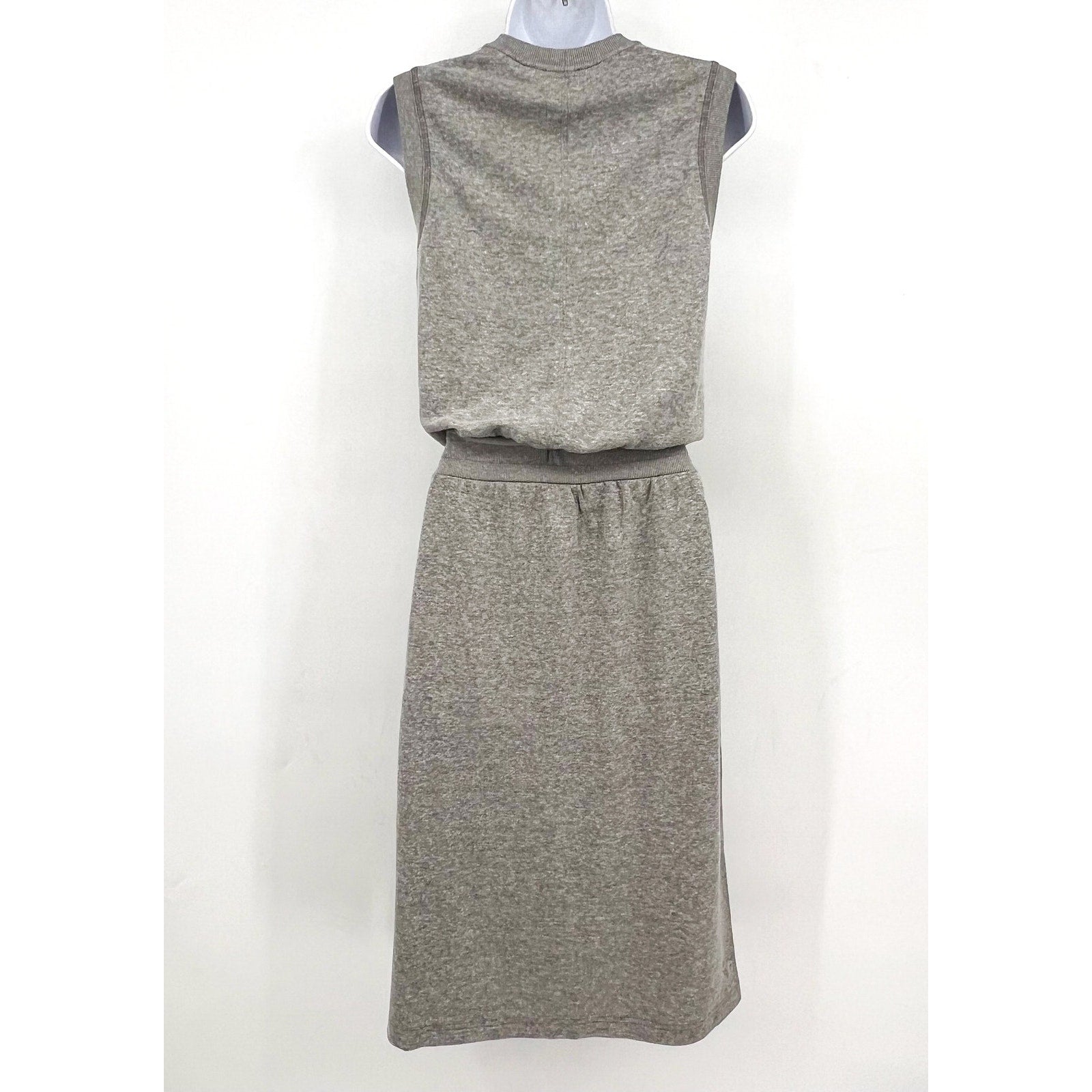 PRANA Women's Cozy Up Beach Hopper Dress Large Heather Grey Sleeveless NWT