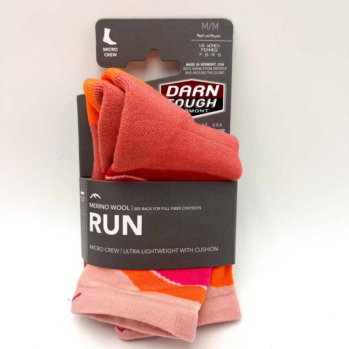DARN TOUGH Women's Hiking Socks Bundle Medium Micro Crew & 1/4 NWT