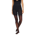 RED HOT BY SPANX High Waist Mid-Thigh Sheer Pantyhose Size 1 Very Black NWT