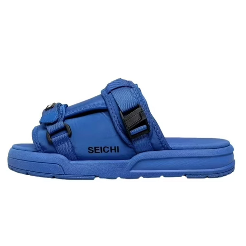 Seichi Mens Yoroi V2 Slide Sandals Size 10 EU 43 Cobalt Blue NIB