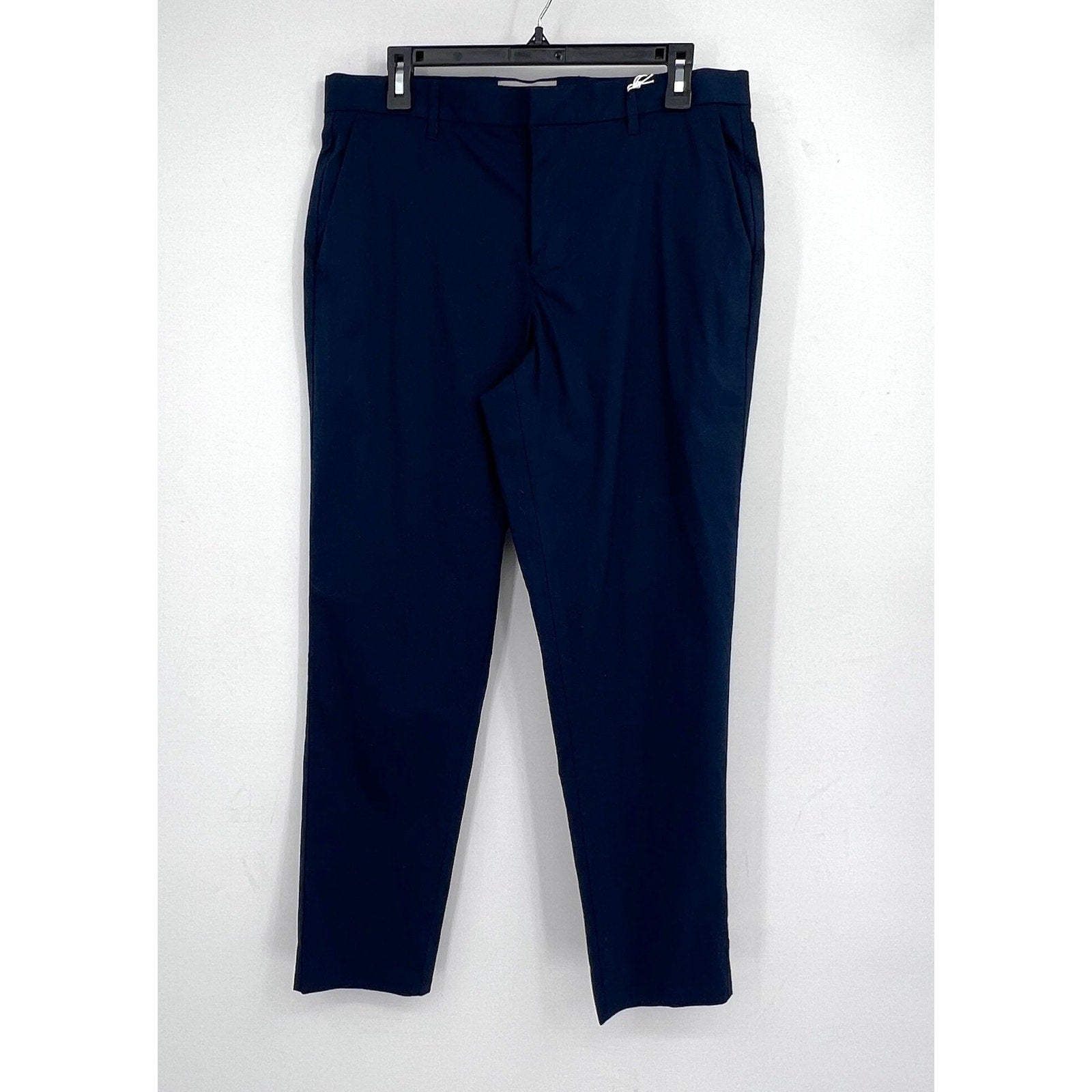 EVERLANE Men's The Athletic Fit Air Chino Pants 31x30 Navy Blue Flat Front NWT