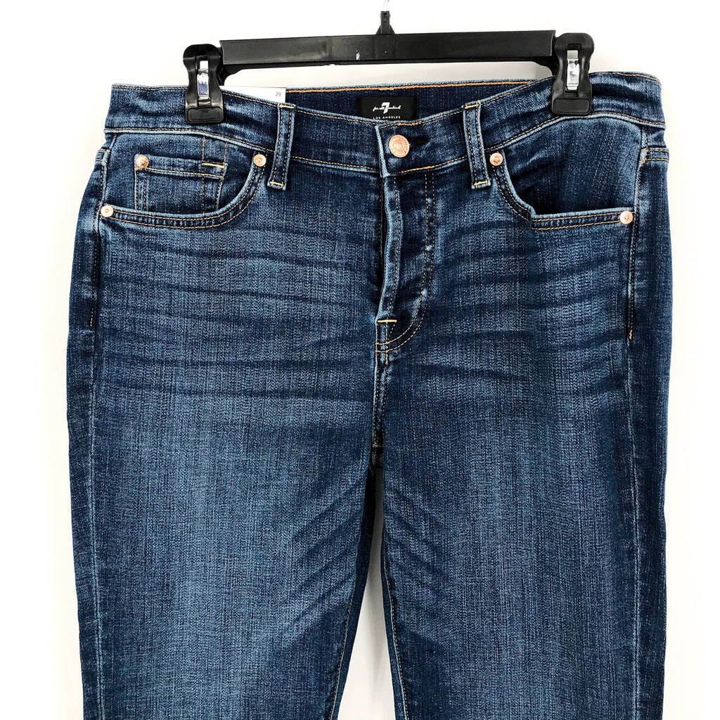 7 FOR ALL MANKIND Womens Josefina Feminine Boyfriend Jeans Size 29 US 8 Blue NWT