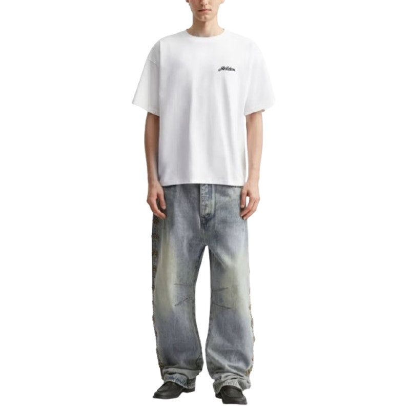 ADIDEM ASTERISKS Men's Rivet Chainstitch Selvedge Denim Jeans XXL Rust Wash NWOT