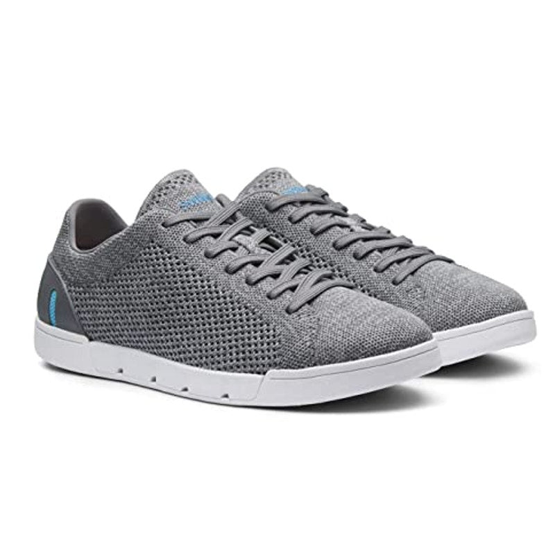 SWIMS Mens Tennis Knit 2.0 Casual Sneakers Size 8 EU 41 Grey Knit NWOB