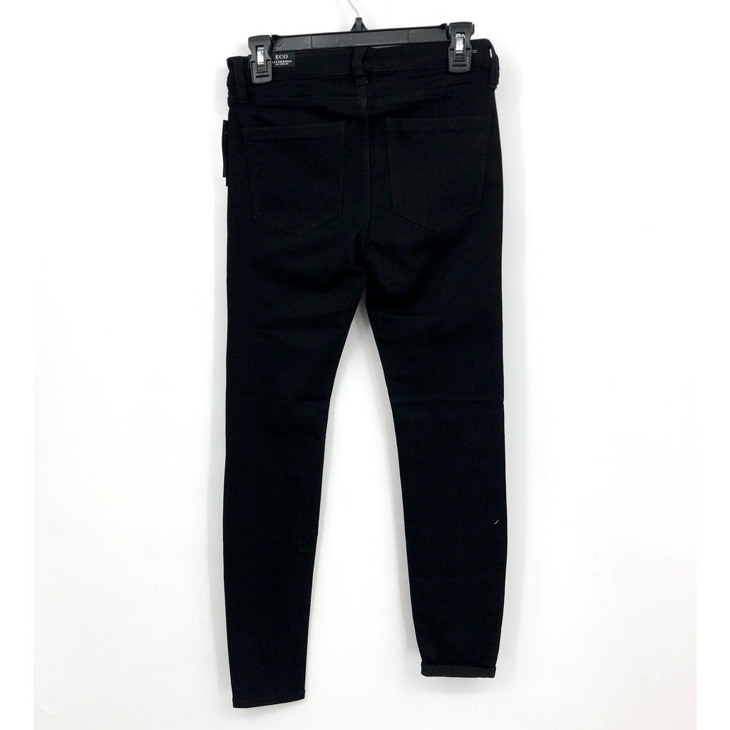 Liverpool Womens Abby Jeans Size 26 US 2 Black Skinny Silky Soft Eco Denim NWT