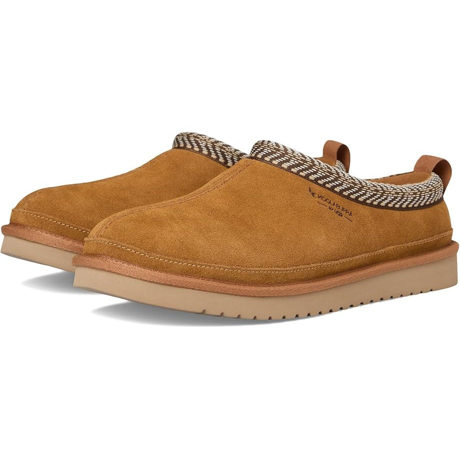 Koolaburra by UGG Mens Burree Slipper US 13 EU 46 Chestnut Brown Suede NIB