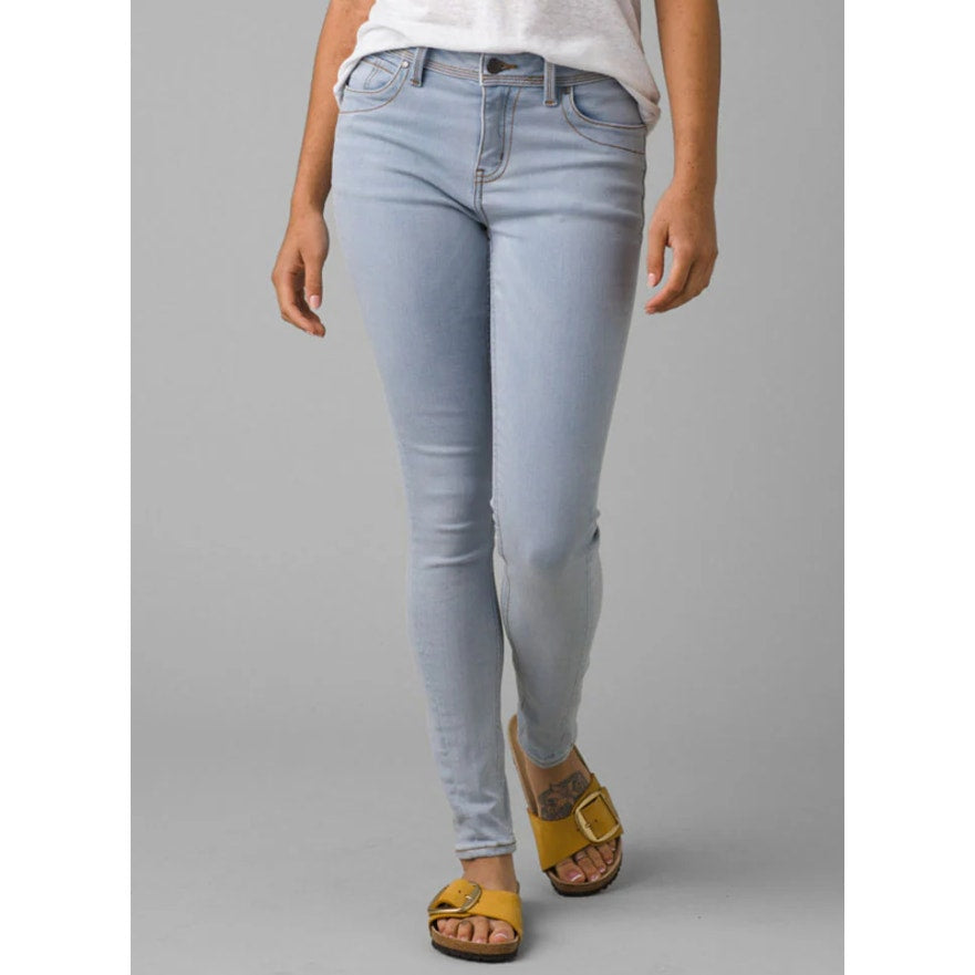 PRANA Women's Soma Skinny Jeans Size 0 25x30 Light Wash Blue Stretch NWT