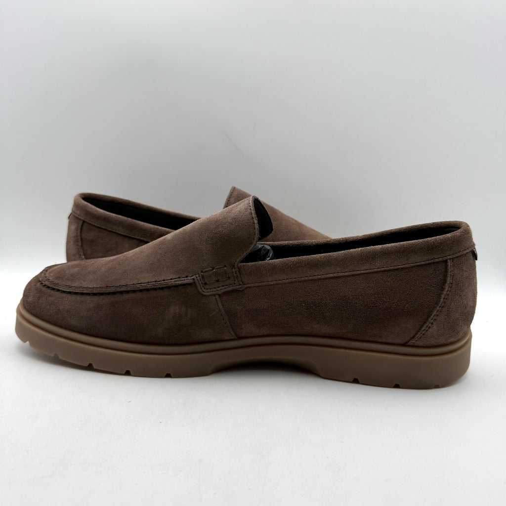 Barbour Mens Carty Loafer US 12 EU 45 Brown Suede Slip On NIB