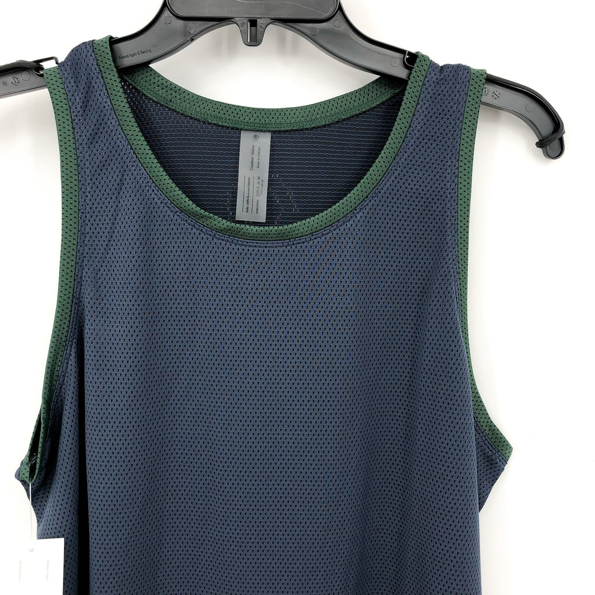 OUTDOOR VOICES Men's RecMesh Tank Top XS Blue Grey Dark Sky Sleeveless NWT