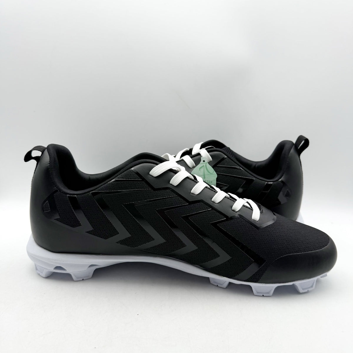 Rawlings Mens Savage Low Baseball Cleats Size 9.5 Black White Athletic NWOB
