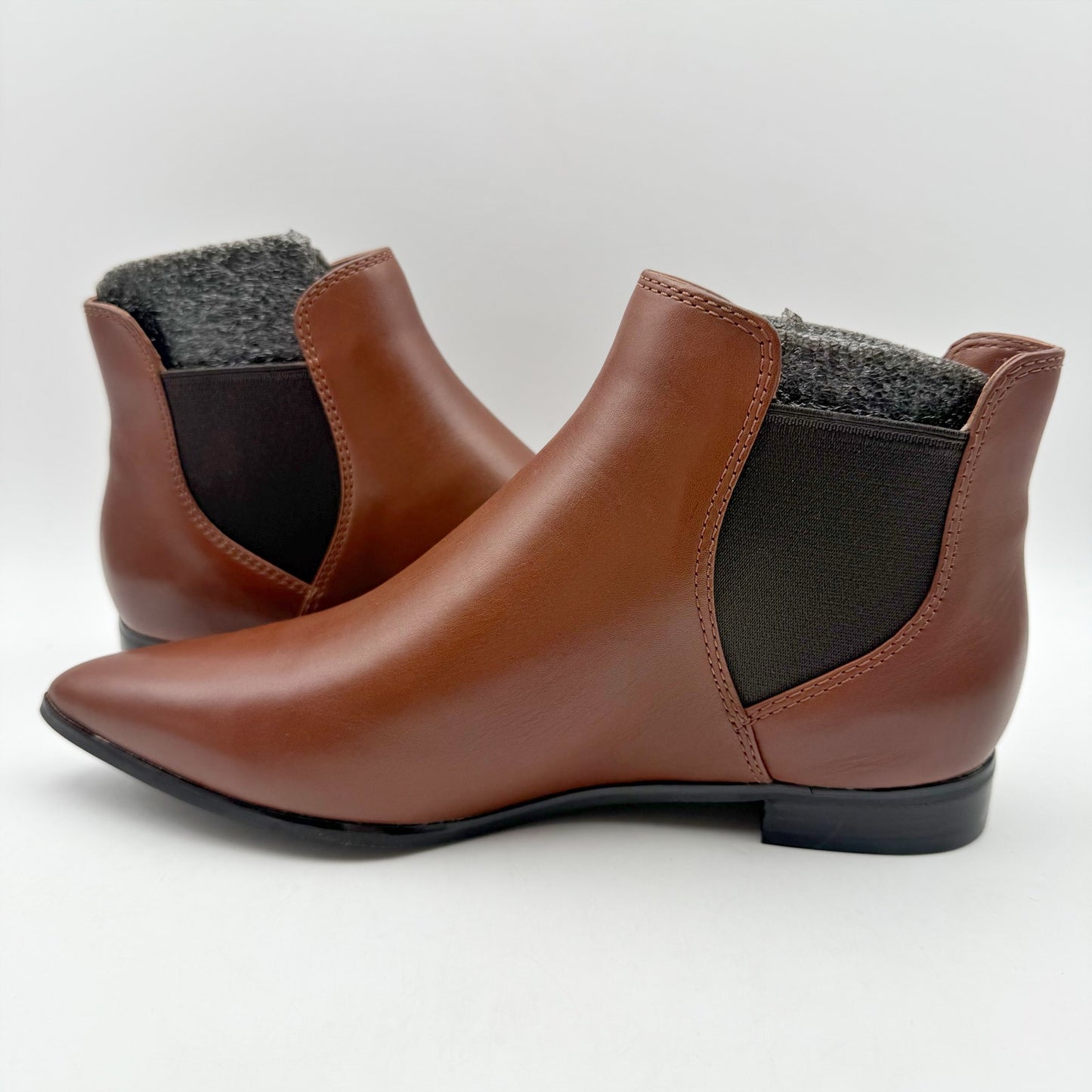 Cole Haan Womens Hara Bootie US 6.5 Wide EU 37 Dark Brown Leather NIB