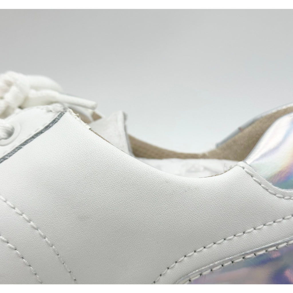 Naturalizer Women's Morrison Casual Sneakers Size 9 M White Silver Leather NIB