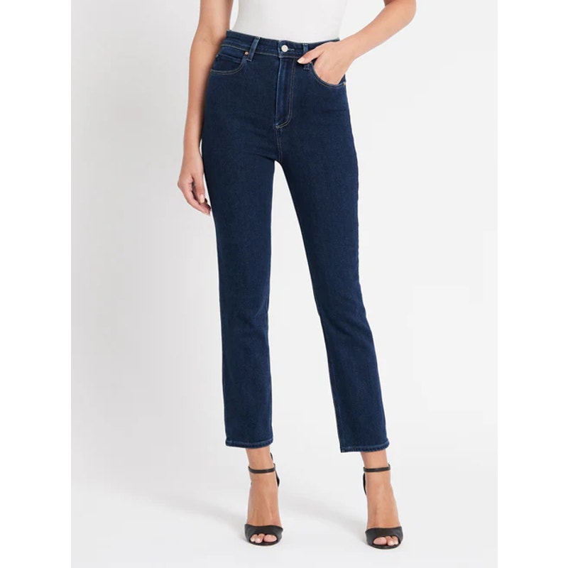PAIGE Womens Ultra High Rise Cindy Jeans Size 27 California Wash Straight NWT
