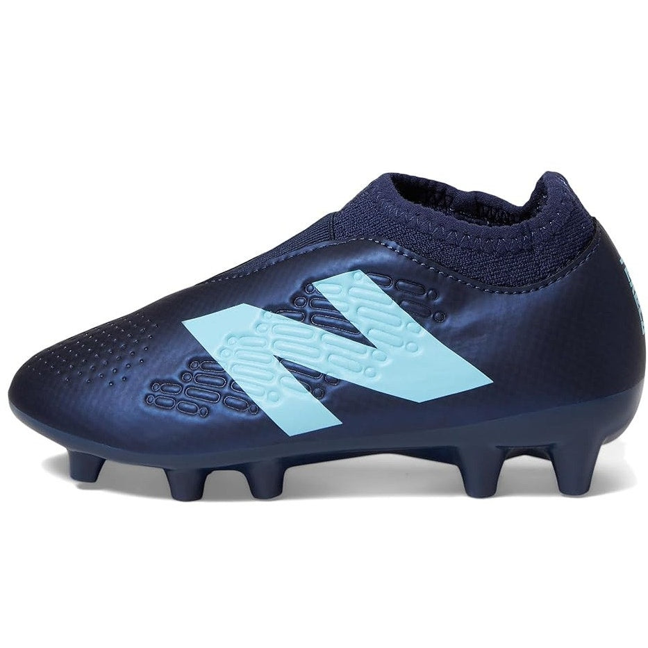 New Balance Kids Tekela Magique FG V4+ Football Cleats US 12 EU 30 Navy NIB
