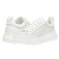 Steve Madden Womens Shock Sneakers US 7.5 M White Leather Platform NIB