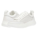 Steve Madden Womens Shock Sneakers US 7.5 M White Leather Platform NIB
