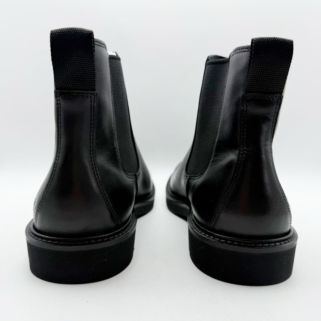 ECCO Mens Metropole London Chelsea Boots EU 46 US 12-12.5 Black Leather NWOB