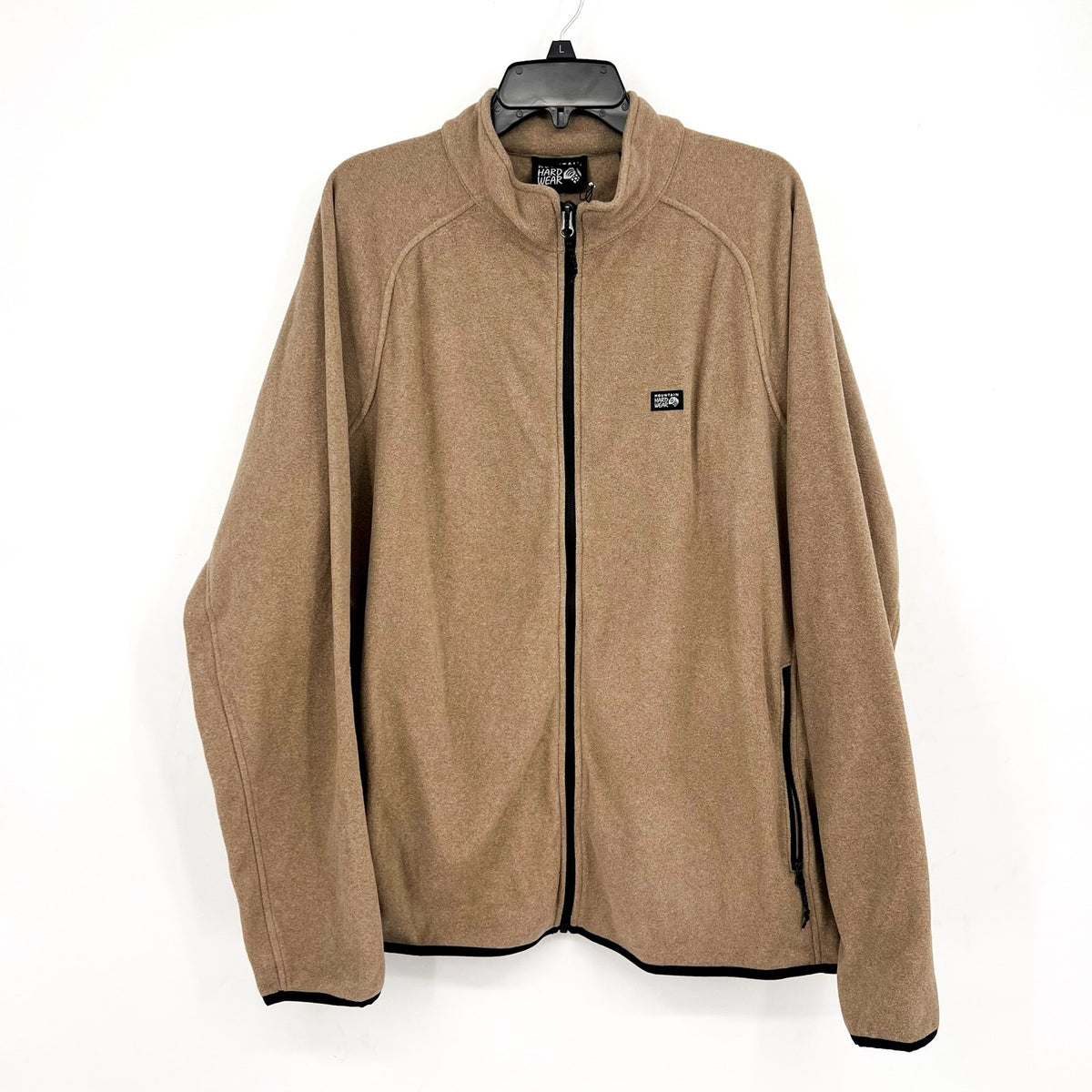 MOUNTAIN HARDWEAR Mens Microchill Full Zip Fleece Jacket XXL Tan NWOT