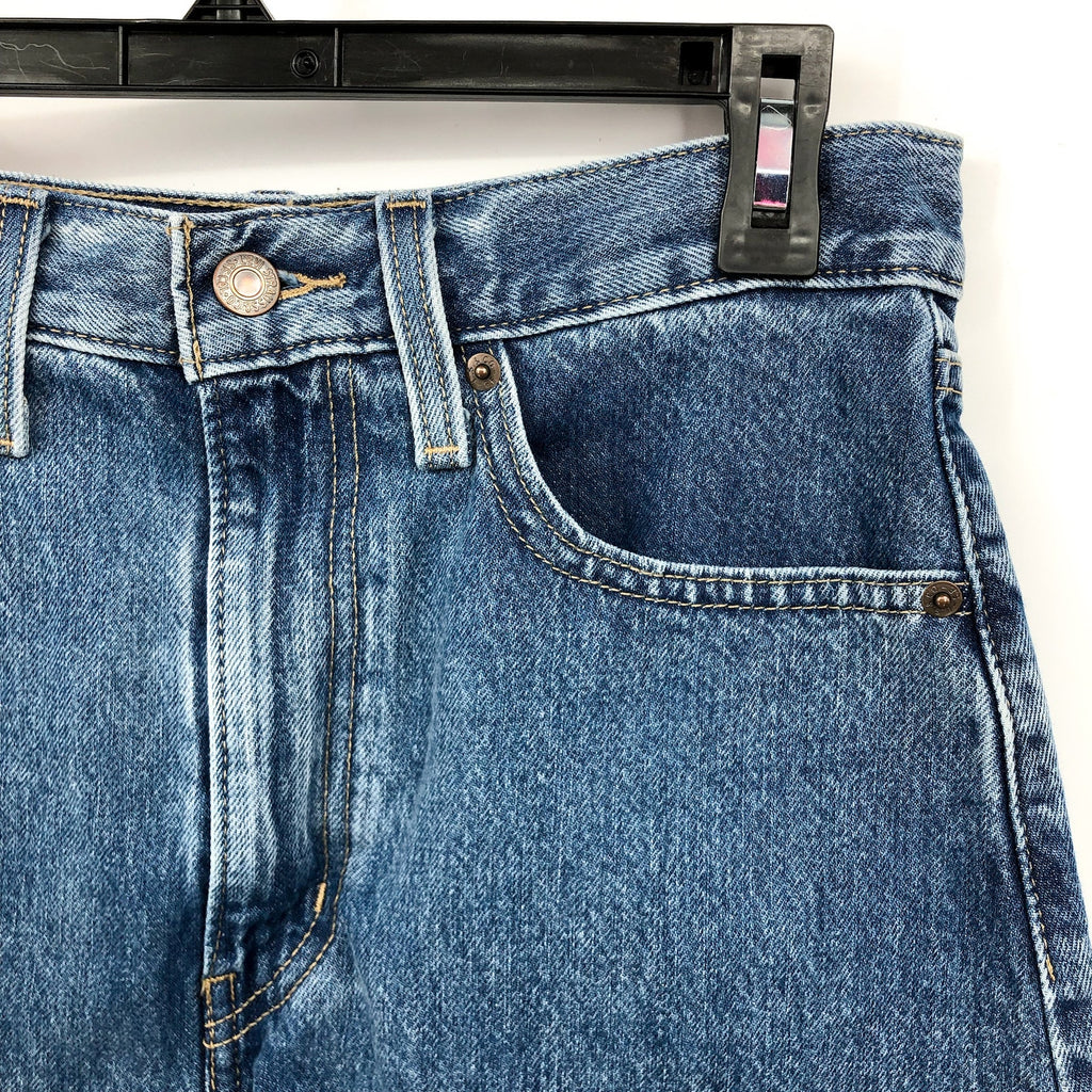 LEVI'S Women's 80s Denim Mom Shorts Size 27 US 4 You Sure Can Blue A46950003 NWT