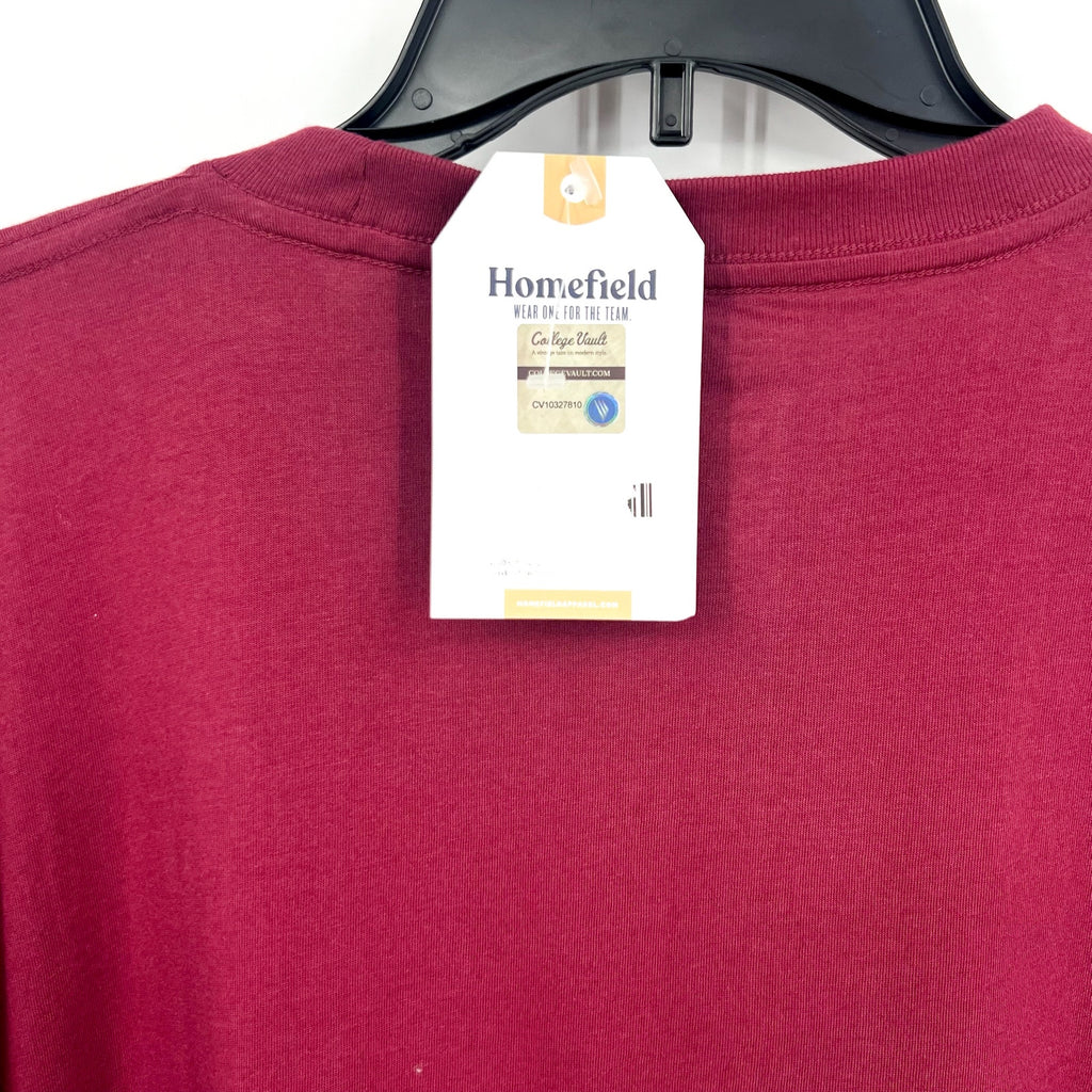 HOMEFIELD Mens Vintage Texas A&M Howdy T-Shirt XXL Maroon Short Sleeve NWT