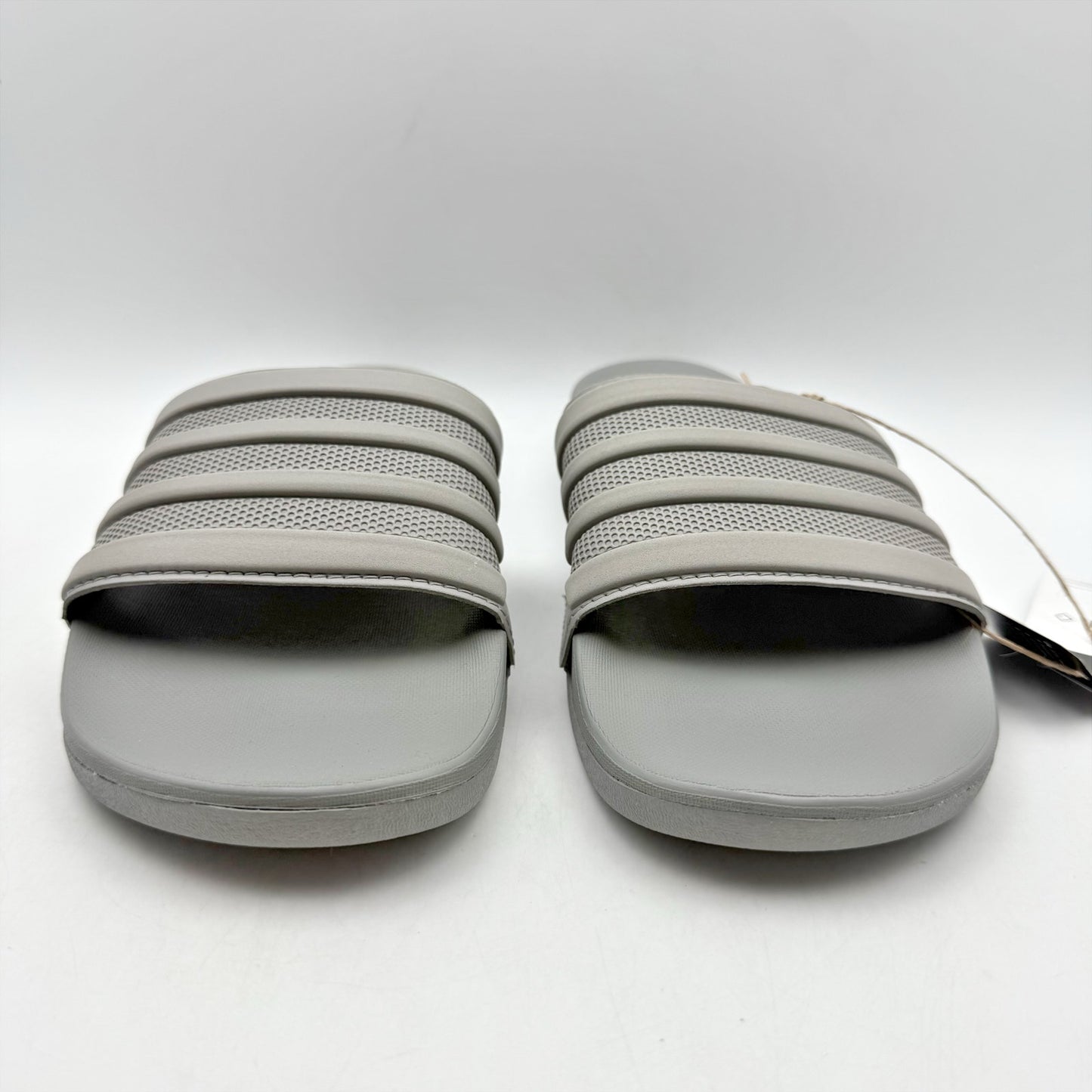 Adidas Mens Adilette Comfort Mono Slide Sandals US 7 Grey Casual NIB