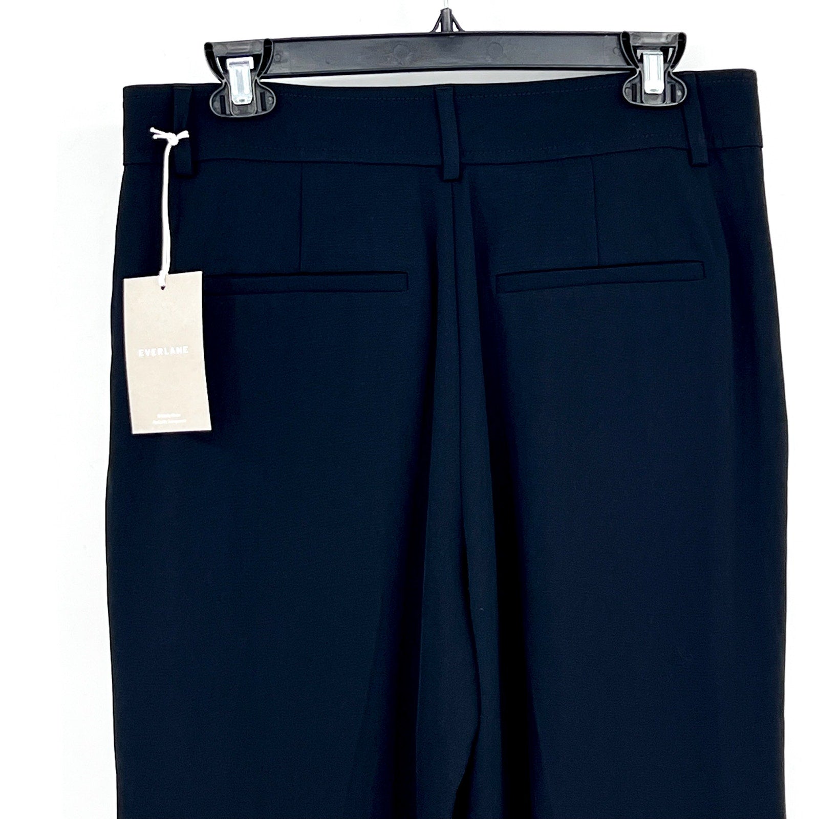 EVERLANE Women's The Japanese GoWeave Way-High Tapered Pants Size 6 Black NWT