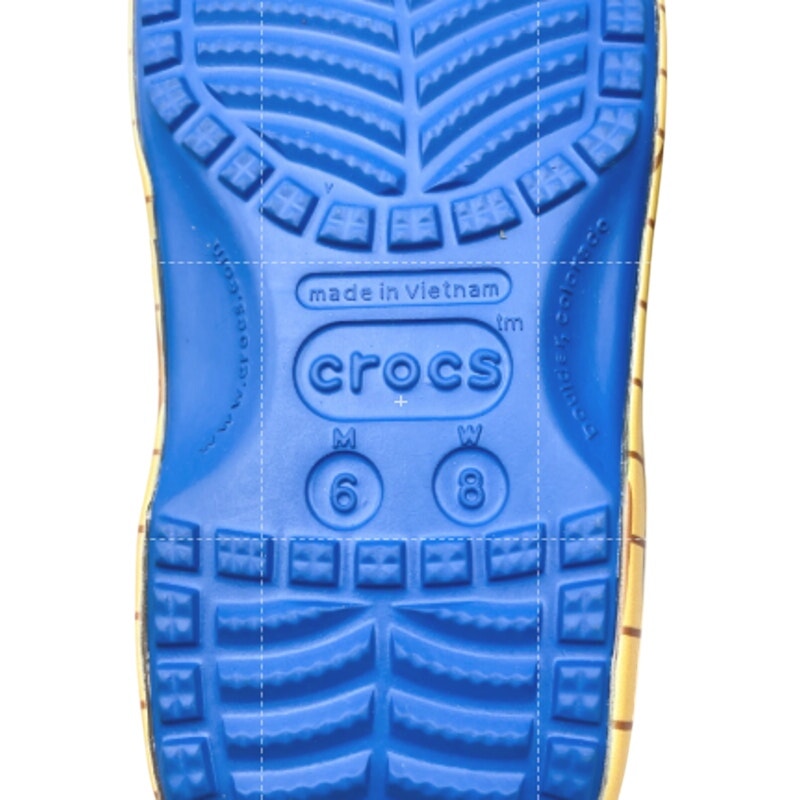 Crocs Unisex Sheriff Woody Classic Clogs Mens 6 Womens 8 Toy Story NWT