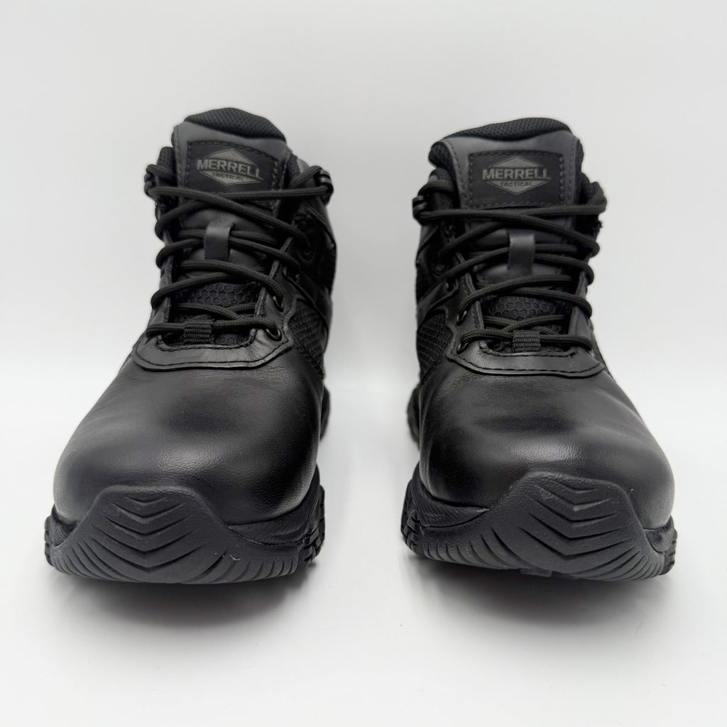 Merrell Work Womens Moab 3 Response Mid Boot Size 6 Black Leather Waterproof NIB
