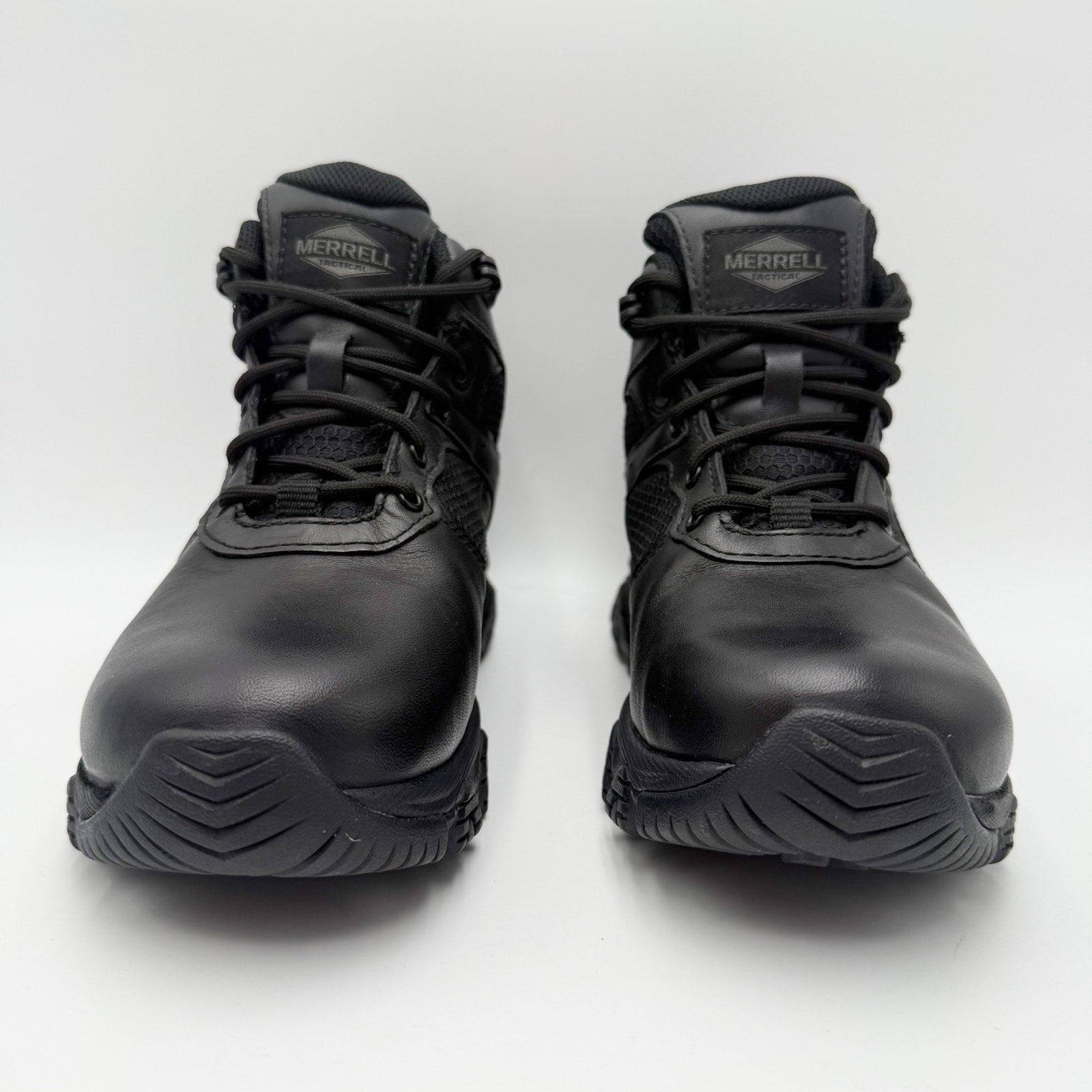 Merrell Work Womens Moab 3 Response Mid Boot Size 6 Black Leather Waterproof NIB
