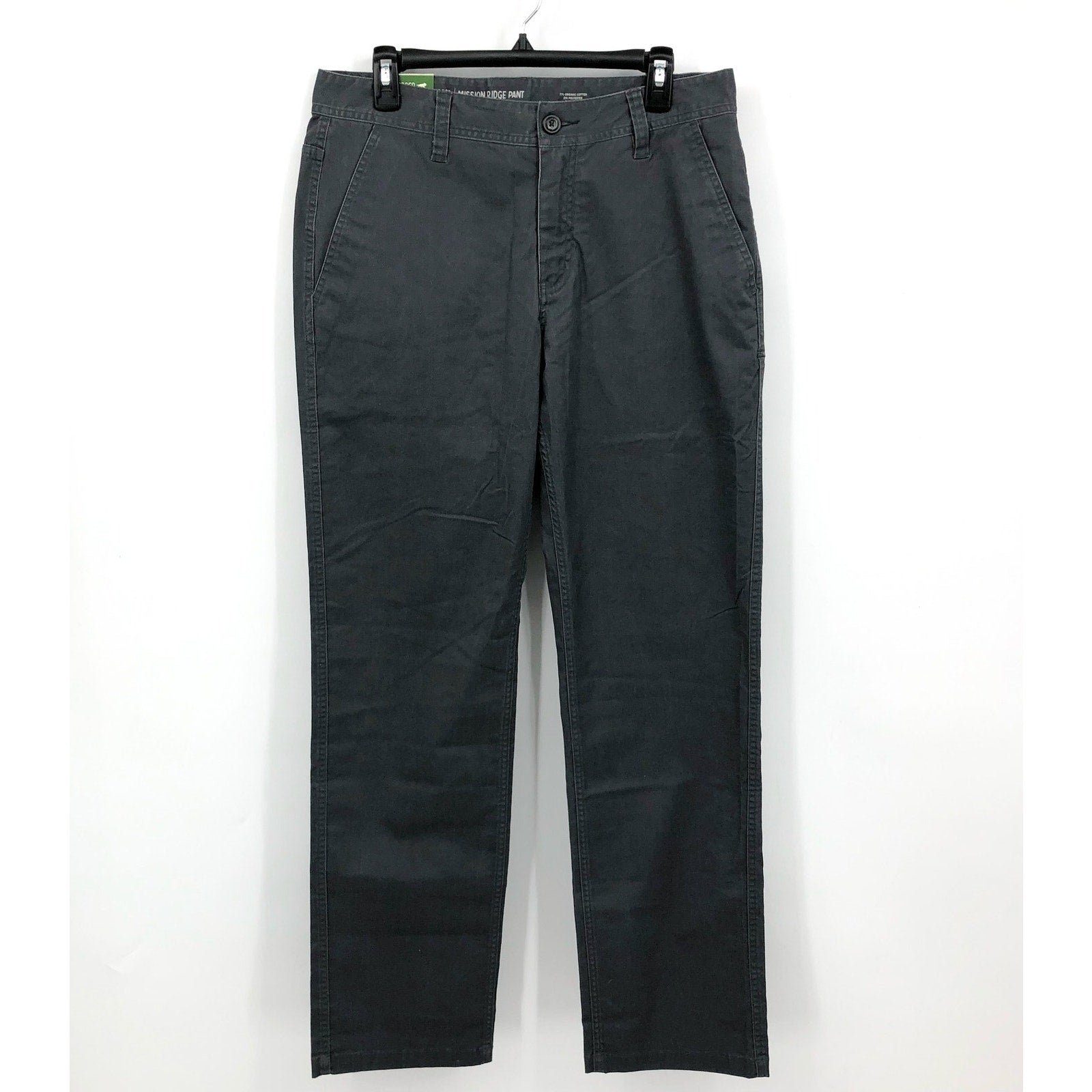TOAD & CO. Men's Mission Ridge Lean Pants 32x34 Grey Iron Vintage Wash NWT